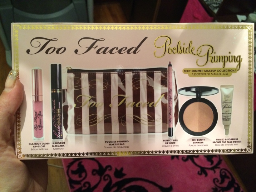 Too Faced Poolside Primping, on sale for $23