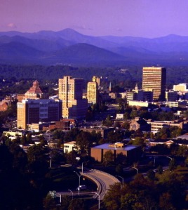 Asheville, NC.  Big city feel, tucked into the security of these mountains.
