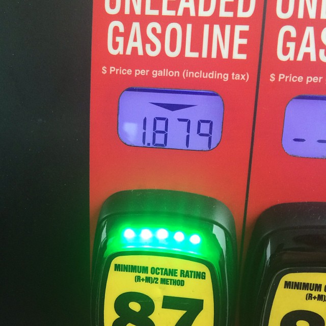 Gas got super cheap!